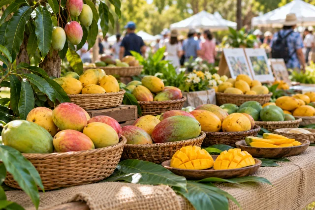 Mango Festival (generated editorial illustration)